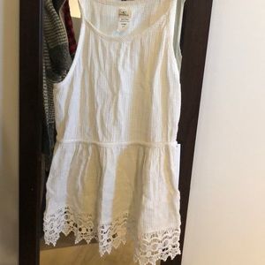 O’Neill white baby doll tank size small